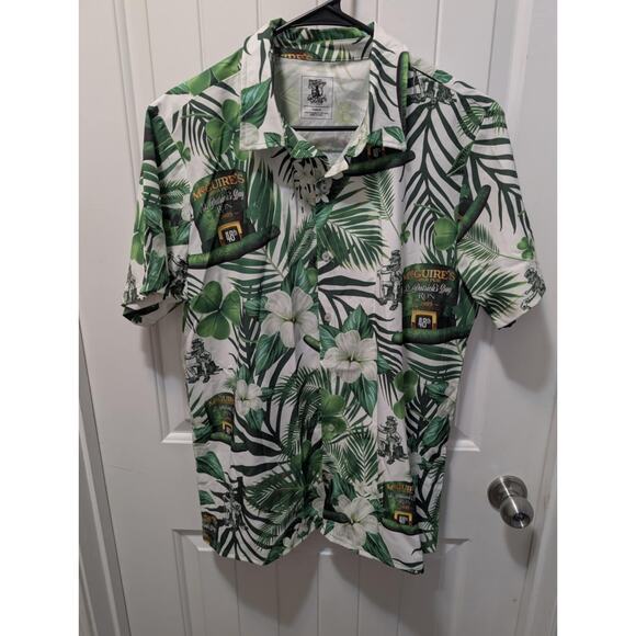 McGuire’s Irish Pub St. Patrick’s Day 2025 Run Shirt Unisex Medium Button Up - Picture 2 of 10